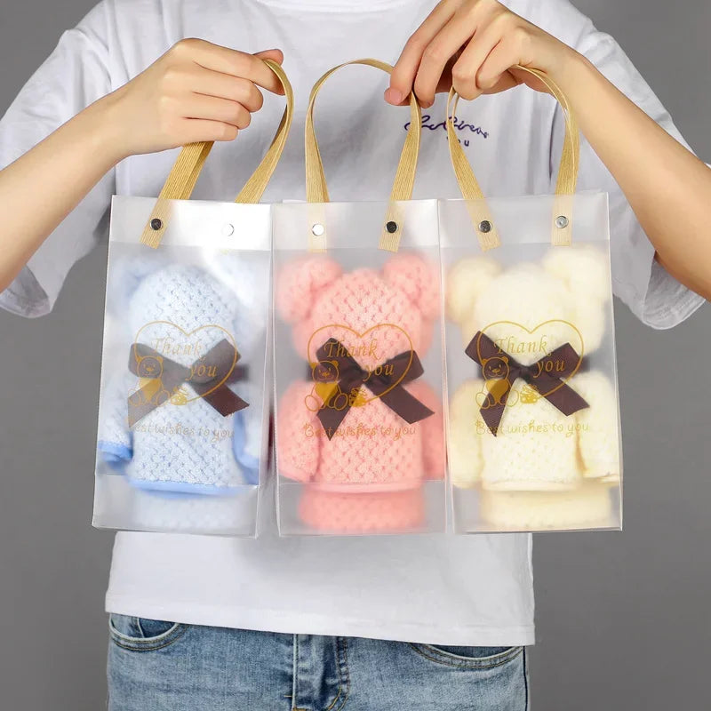 🧸 Bear Towel Gift Set (6 PCS) — Cute, Soft & Ready to Gift